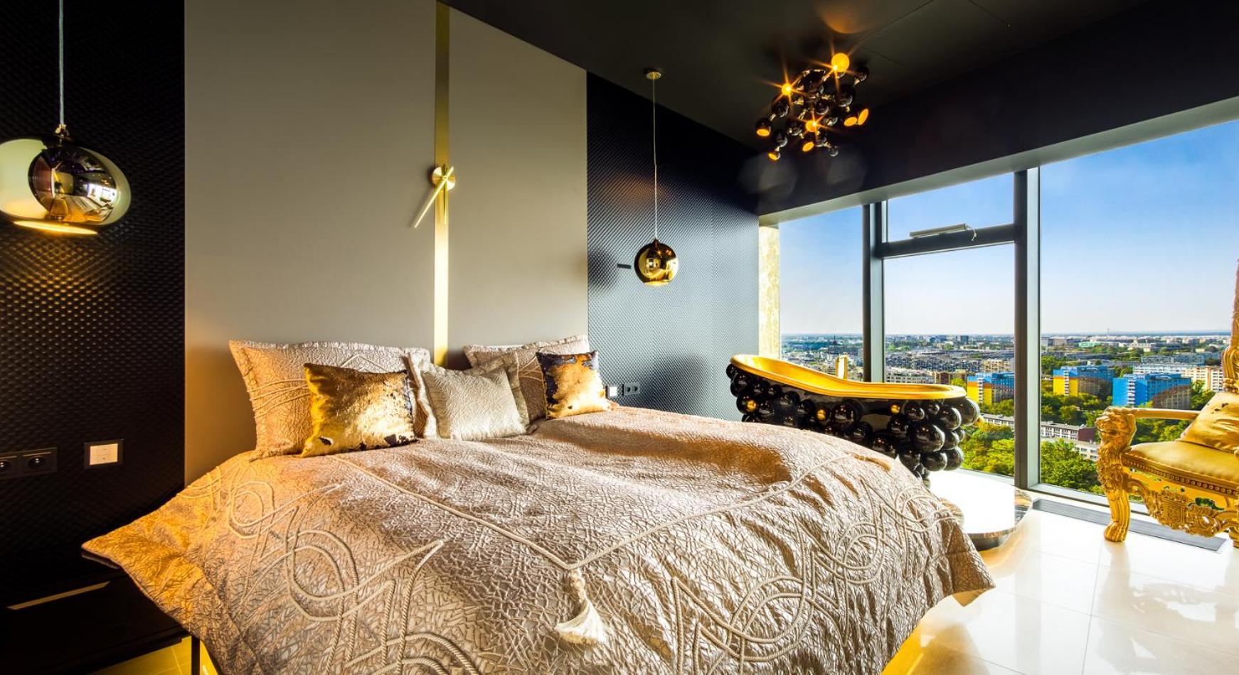 30Th+ Floor Apartments In Sky Tower Wroclaw Dış mekan fotoğraf