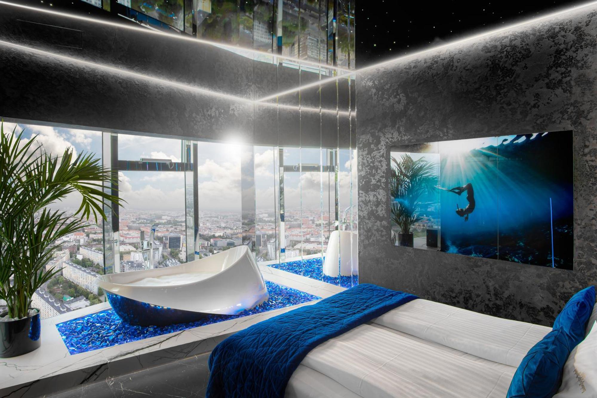 30Th+ Floor Apartments In Sky Tower Wroclaw Dış mekan fotoğraf