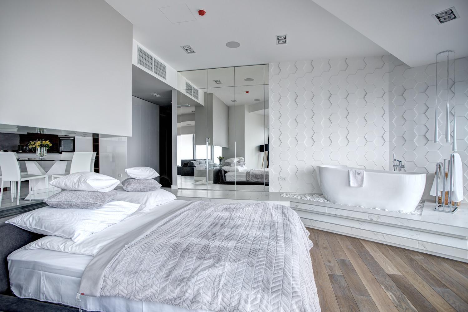 30Th+ Floor Apartments In Sky Tower Wroclaw Dış mekan fotoğraf