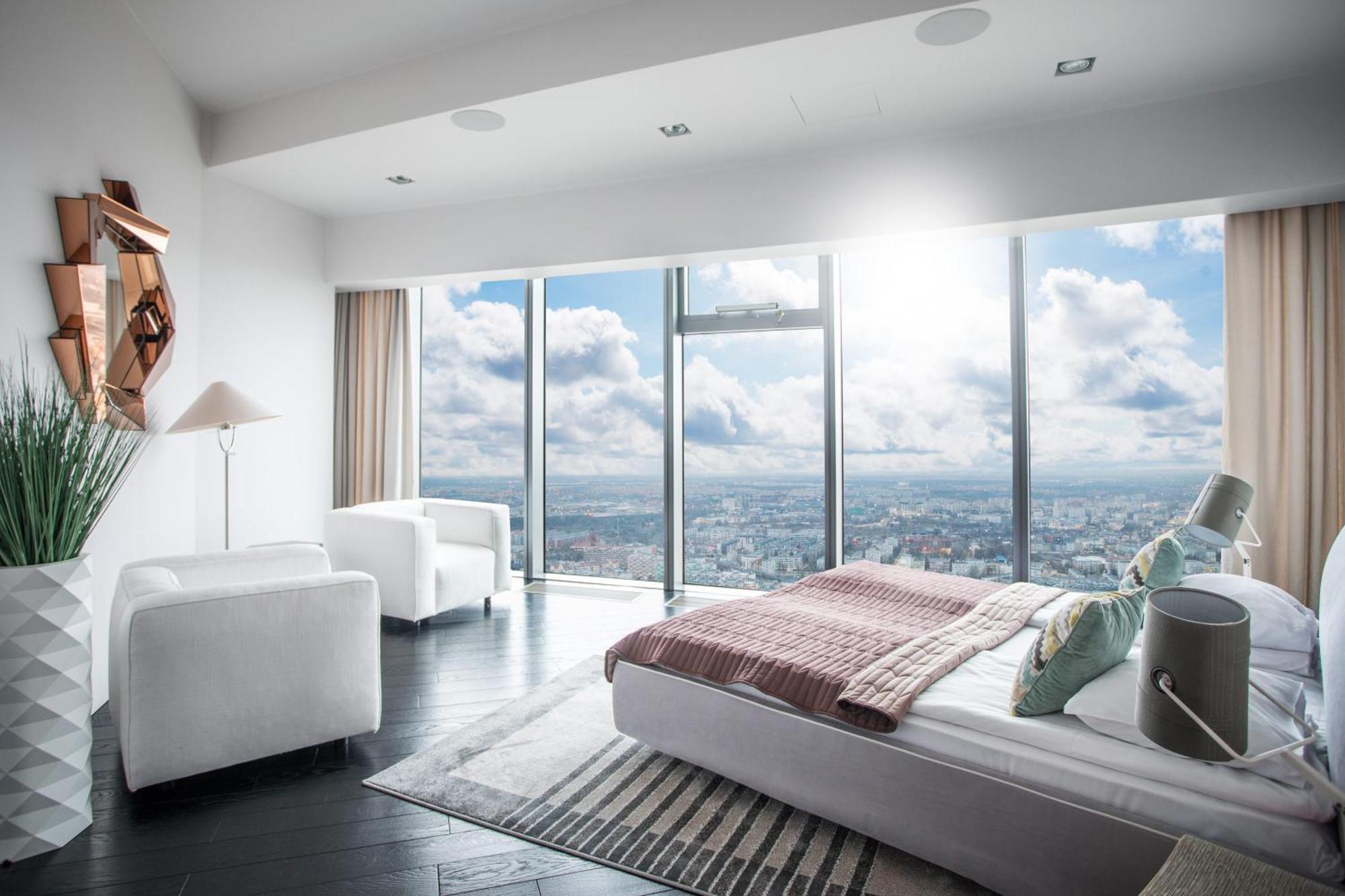 30Th+ Floor Apartments In Sky Tower Wroclaw Dış mekan fotoğraf